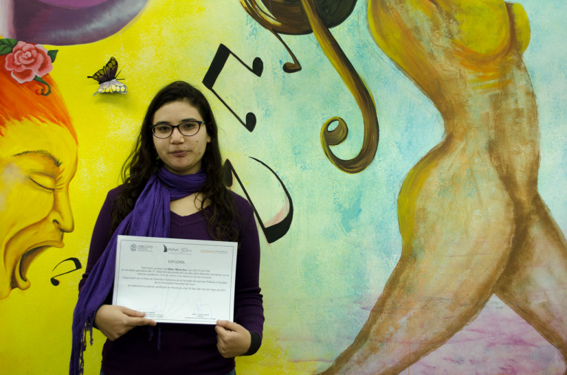 imagen Eva Báez es la ganadora del 3er Certamen de Derechos Humanos
