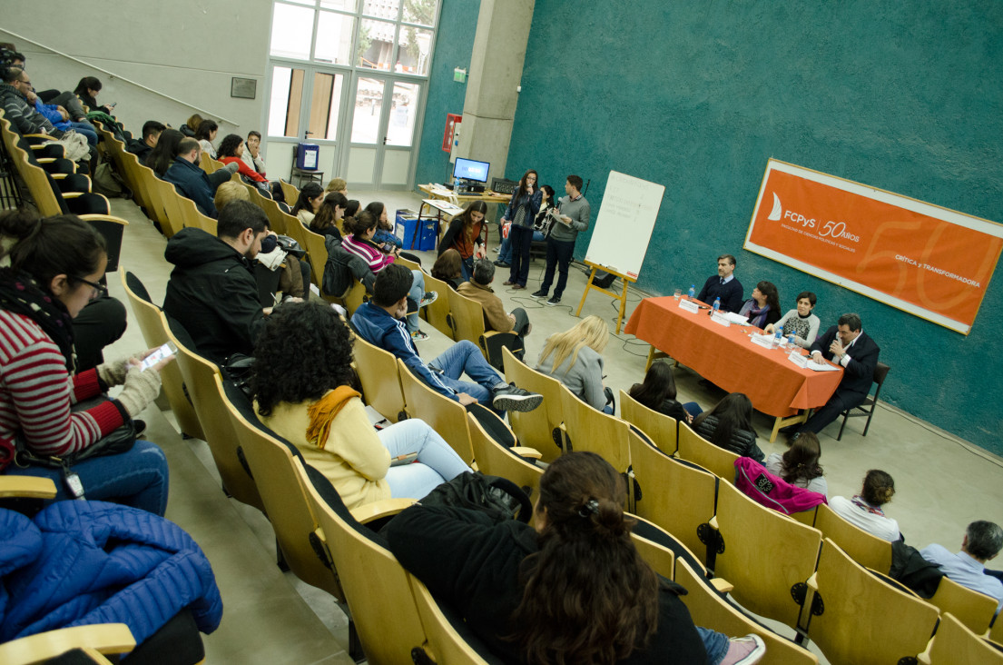 imagen El público fue protagonista en el debate joven de la FCPyS