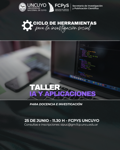 imagen Se realizará un taller sobre IA y aplicaciones para la investigación social