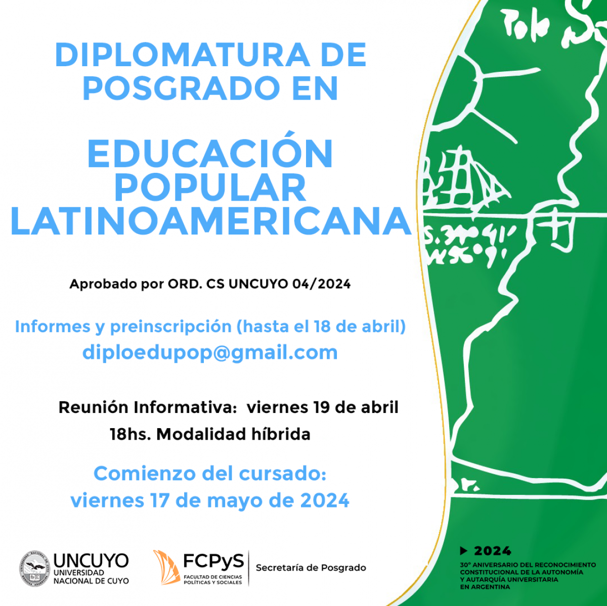 imagen Diplomatura de Posgrado en Educación Popular Latinoamericana