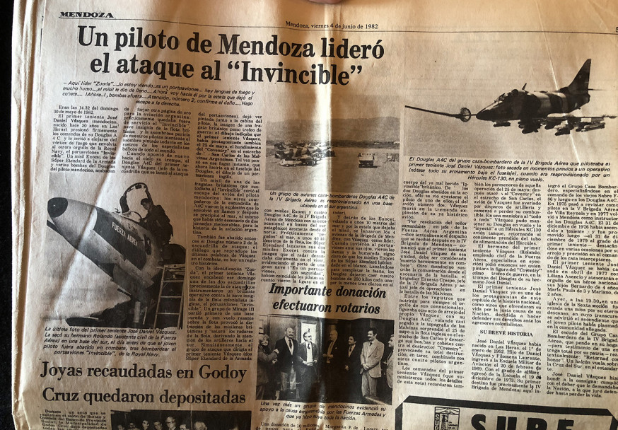 imagen "De Mendoza a Malvinas": un tributo a los héroes mendocinos con el sello de la TUPA
