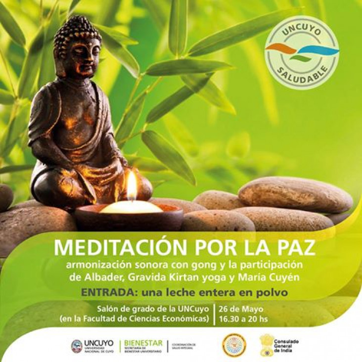 imagen Meditación por la paz en la UNCUYO