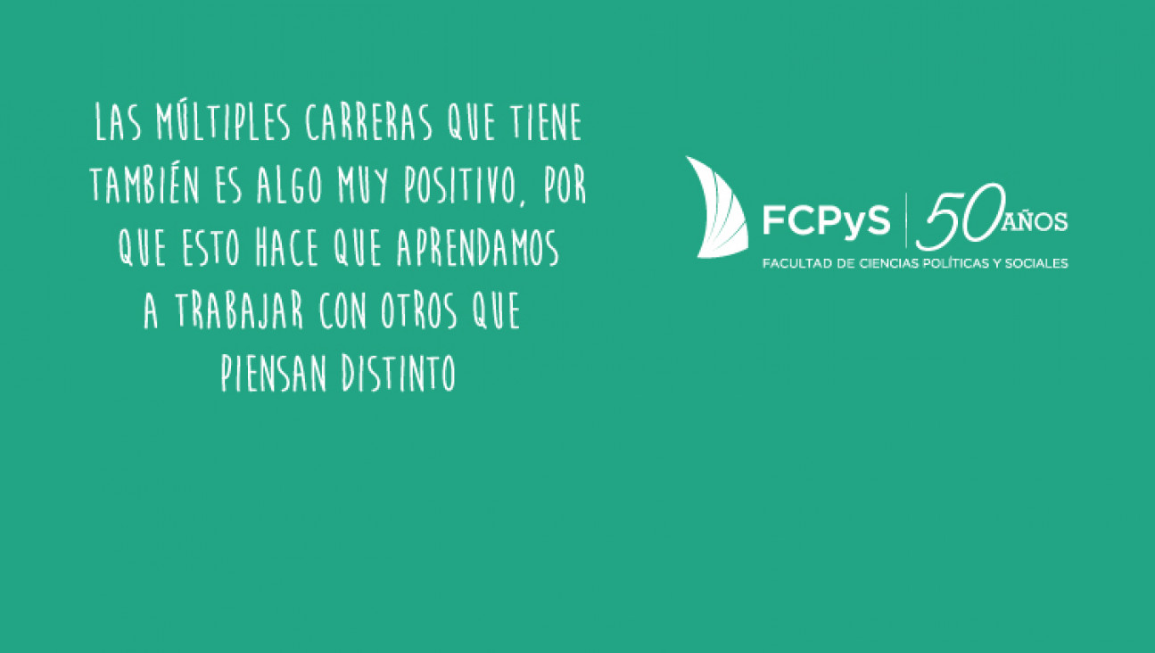 imagen El 50º aniversario de la FCPyS en palabra de sus estudiantes