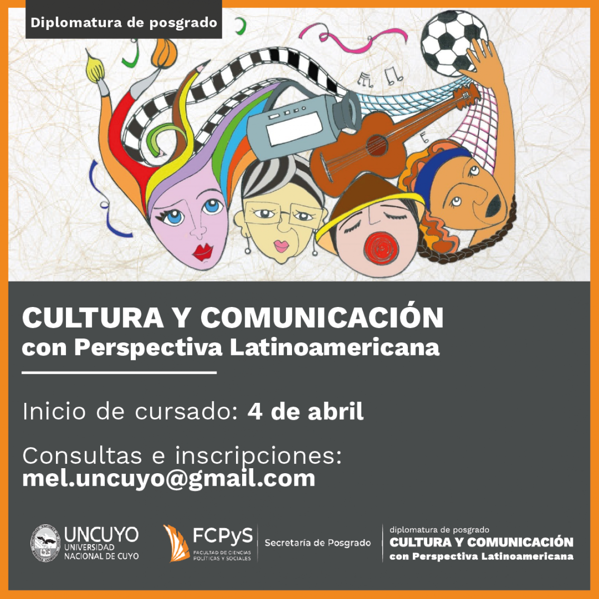 imagen Diplomatura de Posgrado en Cultura y Comunicación con perspectiva Latinoamericana