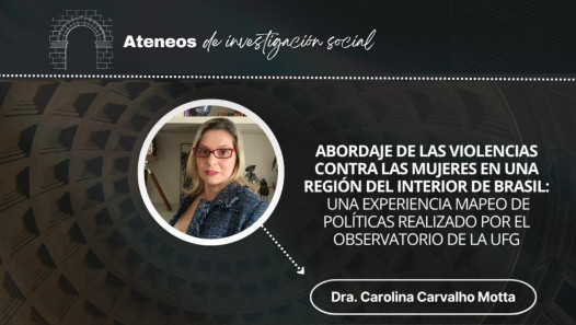imagen Se realizará un ateneo de investigación sobre violencias contra las mujeres
