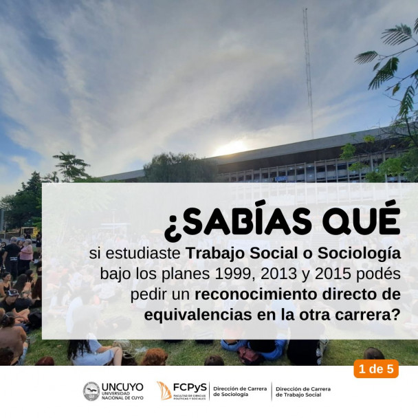 imagen La doble titulación en Sociología y Trabajo Social es posible