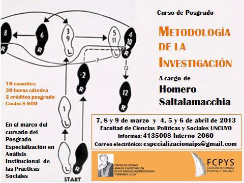 imagen Curso de Posgrado "Metodología de la Investigación"