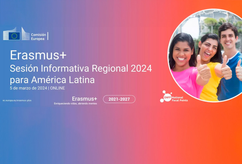 imagen Erasmus+ convoca a sesión informativa para América Latina