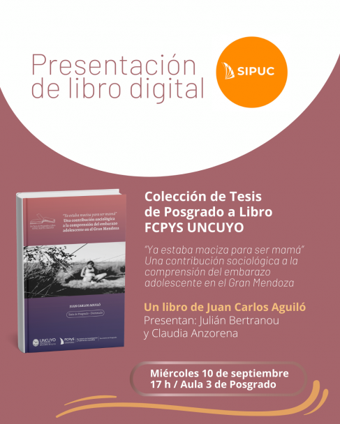 imagen Se presentará el primer libro digital de la colección "De tesis de posgrado a libro"