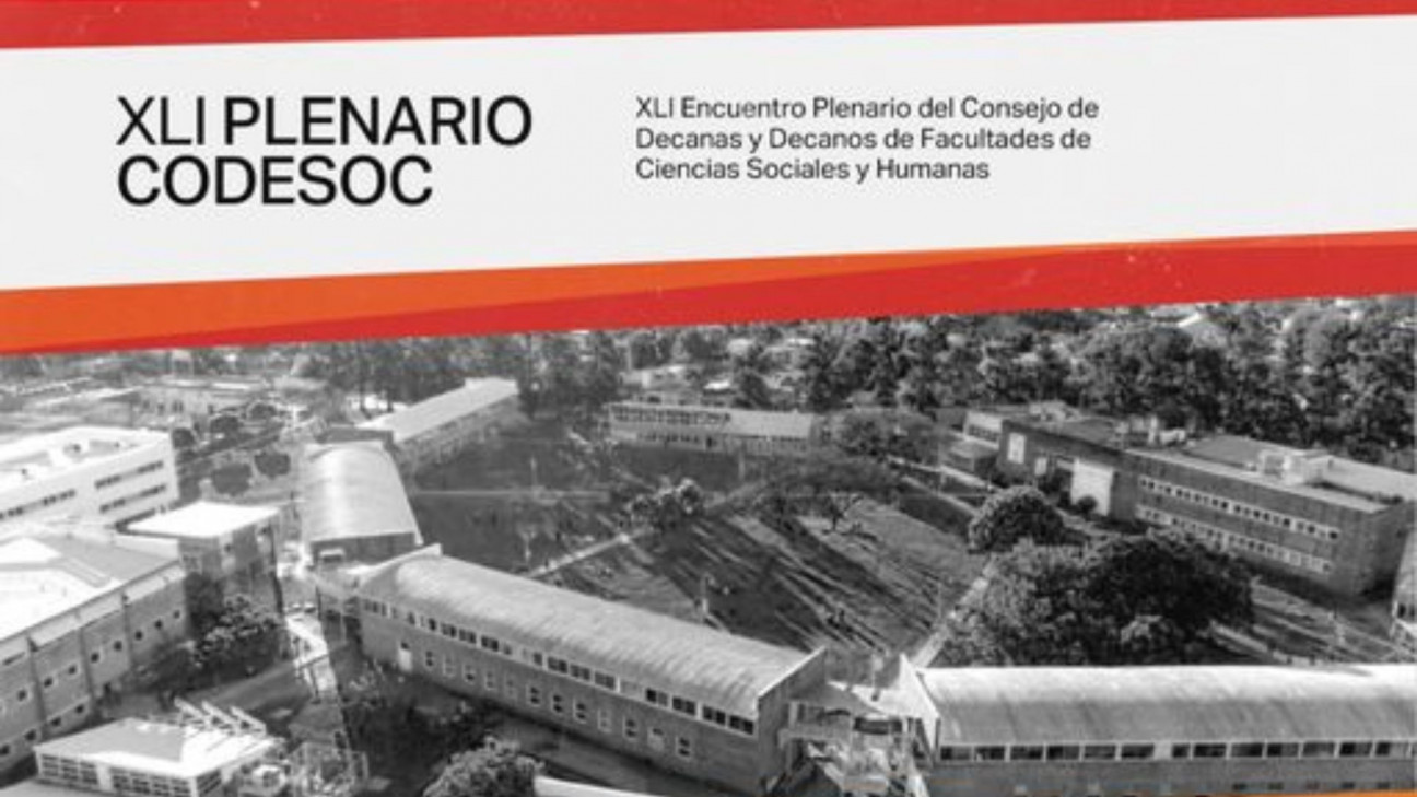 imagen La FCPyS expondrá en el 41º Plenario CODESOC en defensa de las Ciencias Sociales, desde una perspectiva federal