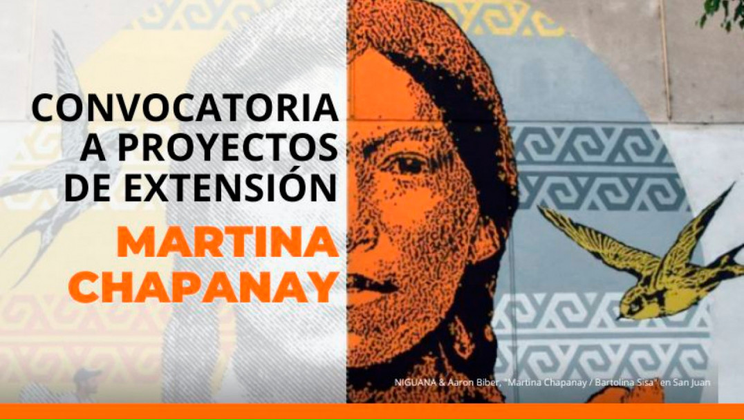 imagen Convocatoria de extensión Martina Chapanay