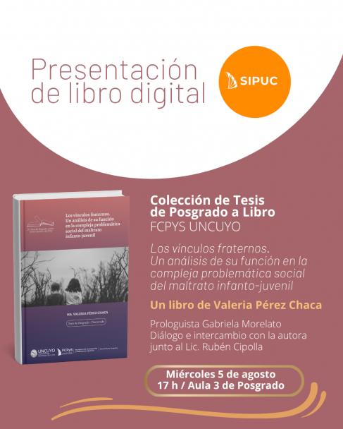imagen Se presentará el tercer libro digital de la colección "De tesis de posgrado a libro"