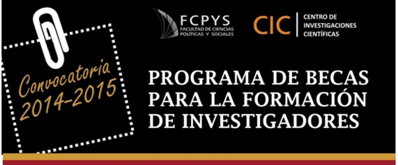 imagen Convocatoria de Becas para la Formación de Investigadores 2014 - 2015