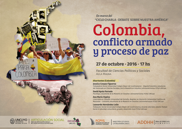 imagen Se debatirá sobre el proceso de paz en Colombia