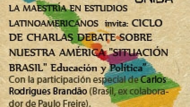 imagen Charla debate sobre Nuestra América "Situación Brasil" Educación y Política