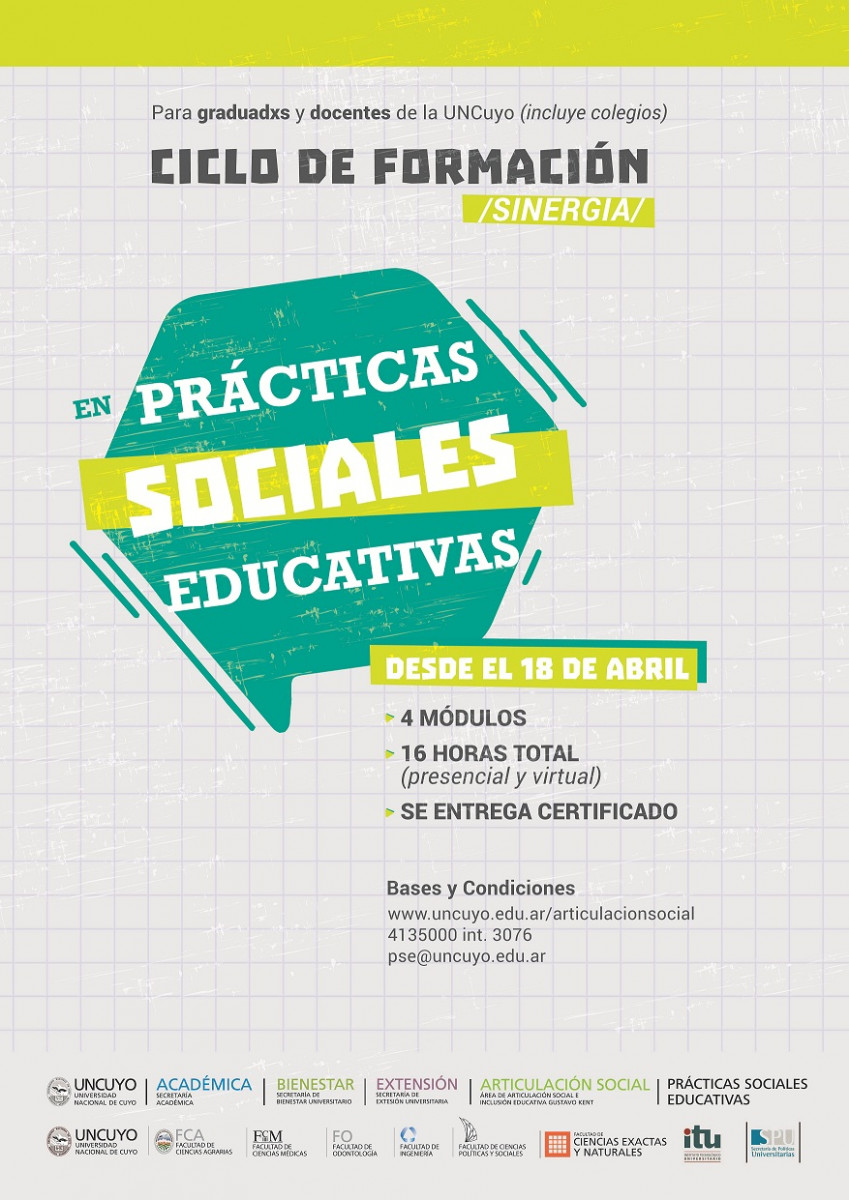 imagen Ciclo de Formación en Prácticas Sociales Educativas