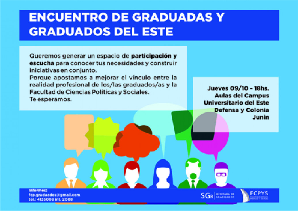 imagen Encuentro de Graduadas y Graduados del Este