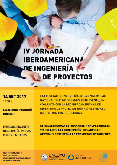 imagen IV Jornada Iberoamericana de Ingeniería de Proyectos: Inscripciones abiertas