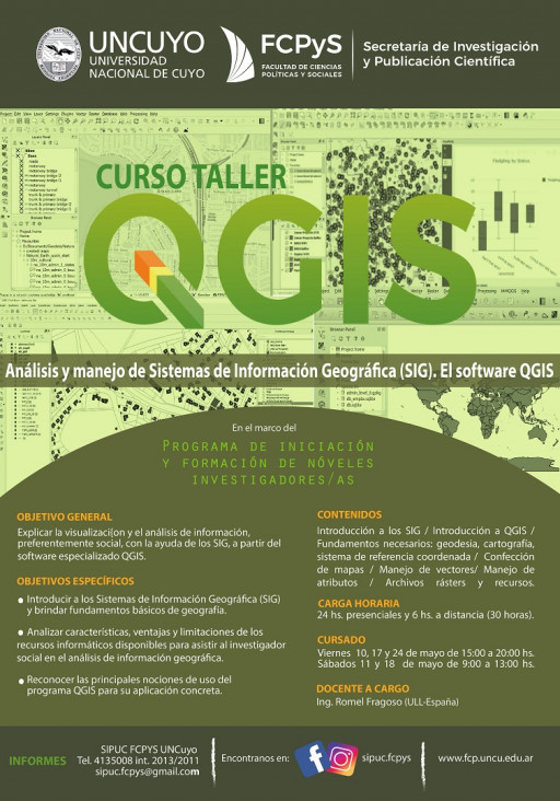 imagen Curso taller QGIS sobre sistemas de información geográfica