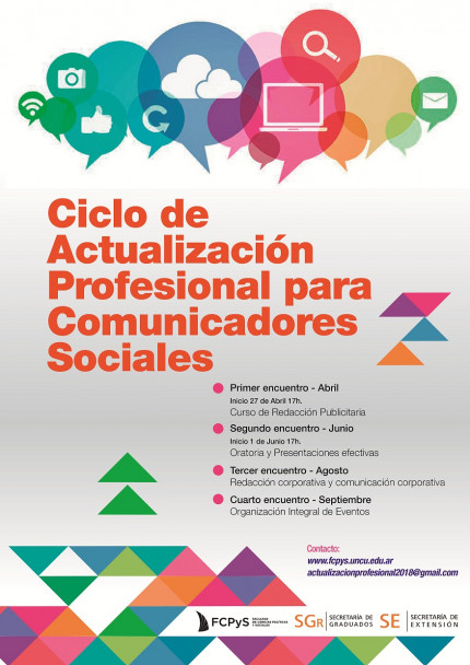 imagen Ciclo de Actualización Profesional para comunicadores sociales