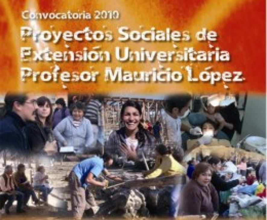 imagen Resultados de la Convocatoria 2010 de los Proyectos Sociales de Extensión "Prof. Mauricio López"