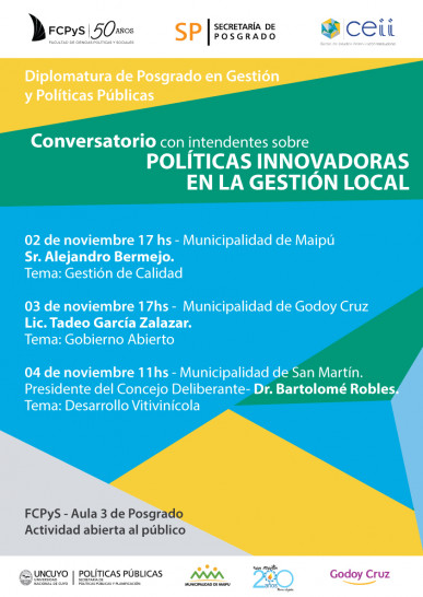 imagen Conversatorio con Intendentes sobre Políticas Innovadoras en la Gestión Local