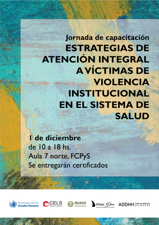 imagen El CELS brindará un curso sobre "Estrategias de atención integral a víctimas de violencia institucional en el sistema de salud"