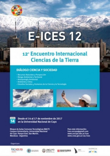 imagen E-ICES "12 Encuentro Internacional Ciencias de la Tierra"