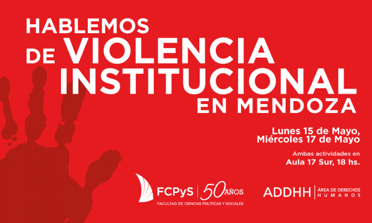 imagen Actividades sobre violencia institucional en la FCPyS