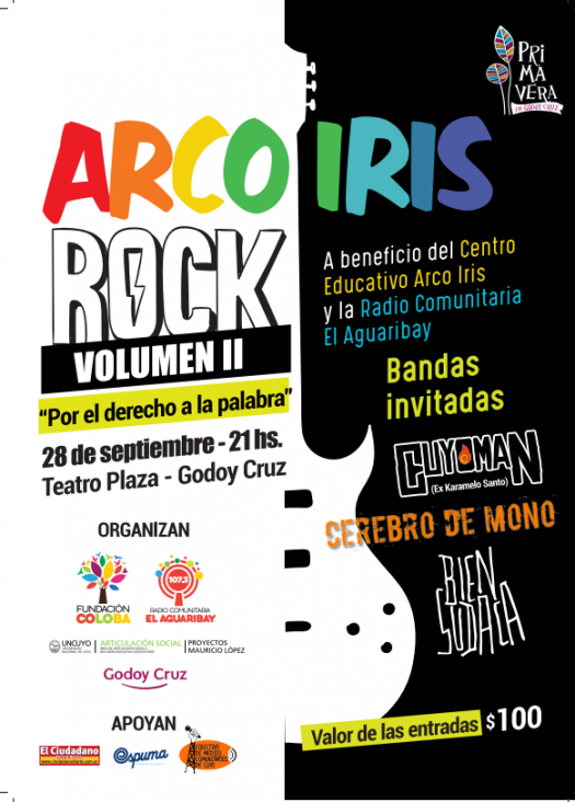 imagen Arco Iris rock 2017 solidario