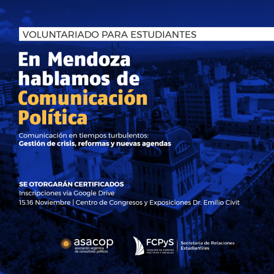 imagen ¿Querés ser voluntarix en el Congreso de comunicación política ASACOP 2018?