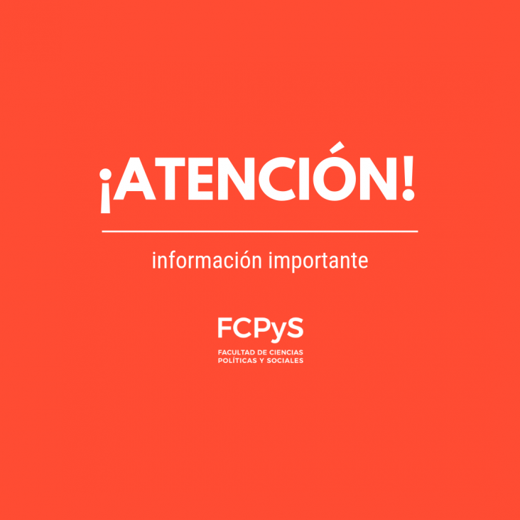 imagen Atención: por el Zonda también se suspenden las actividades en la FCPyS para el turno tarde