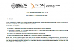 imagen Orientaciones, electivas y direcciones de tesinas