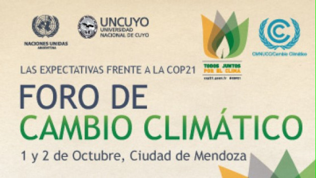 imagen  Foro de Cambio Climático: "Las expectativas frente a la COP21"