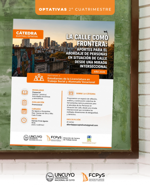 imagen Materias Optativas/Electivas - 2° cuatrimestre 2026