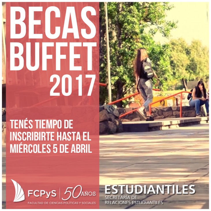 imagen Convocatoria para las Becas Buffet 2017