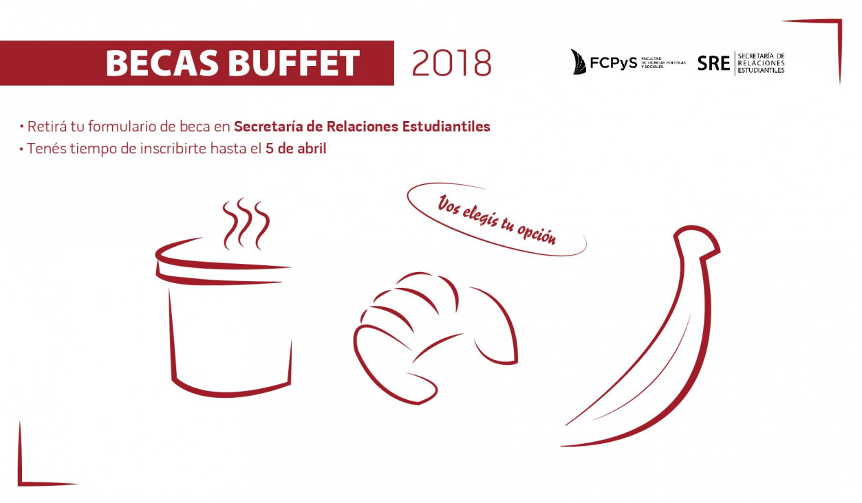 imagen Convocatoria para las Becas Buffet 2018