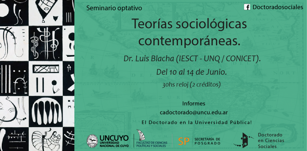 imagen Seminario optativo "Teorías Sociológicas Contemporáneas"