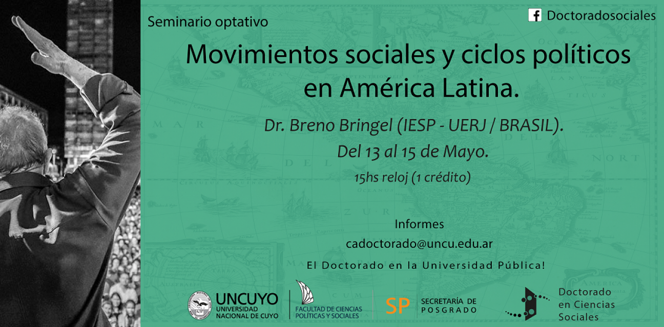 imagen Seminario optativo, "Movimientos sociales y ciclos políticos en América Latina"