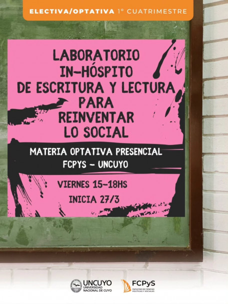 imagen Materias Optativas/Electivas - 1° cuatrimestre 2026