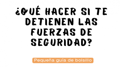 imagen ¿Qué hacer si te detienen las fuerzas de seguridad?