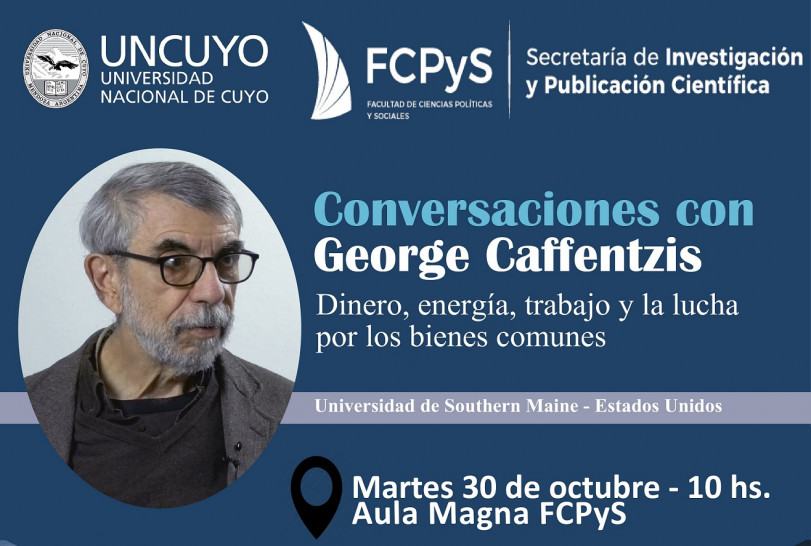 imagen Conversaciones con George Caffentzis en la FCPyS
