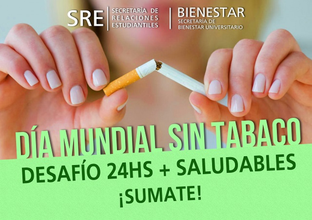 imagen Sumate al "Desafío 24hs. Sin Tabaco" en la FCPyS