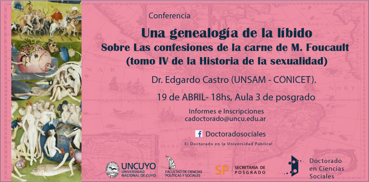 imagen  Conferencia "Una genealogía de la libido"