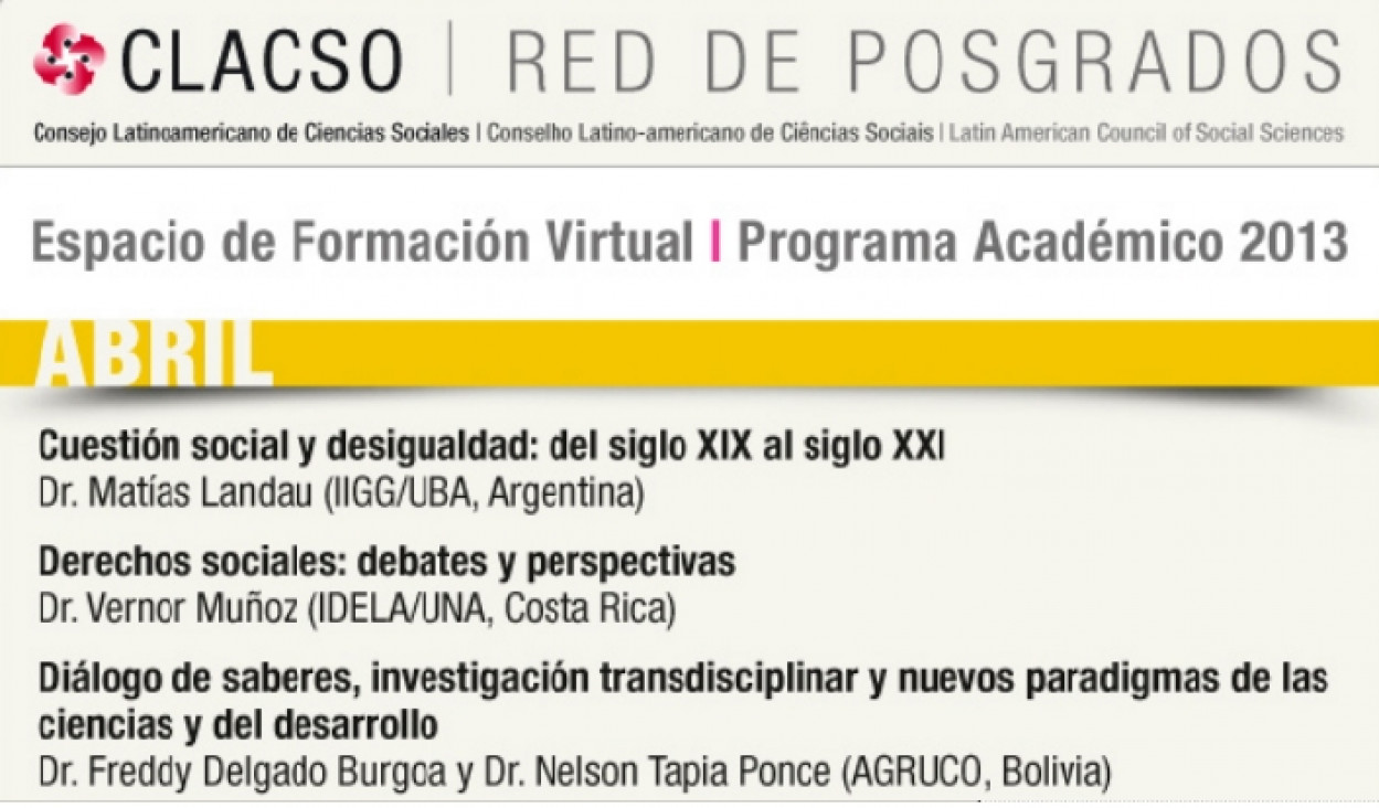 imagen SEMINARIOS VIRTUALES- CLACSO 2013