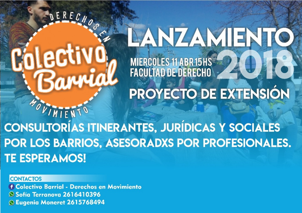 imagen Lanzamiento del proyecto "Colectivo Barrial - Derechos en Movimiento"