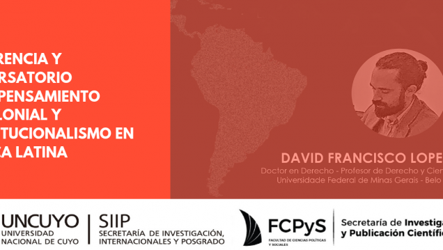 imagen Conferencia y conversatorio sobre pensamiento descolonial y constitucionalismo en América Latina