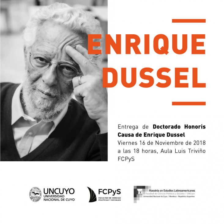 imagen La FCPyS entregará Doctorado Honoris Causa a  Enrique Dusel