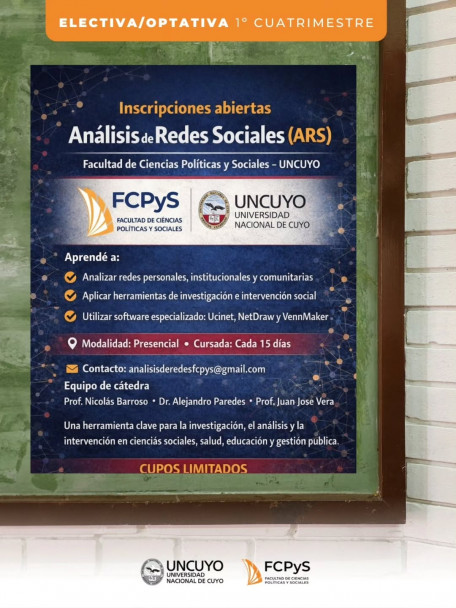 imagen Materias Optativas/Electivas - 1° cuatrimestre 2026