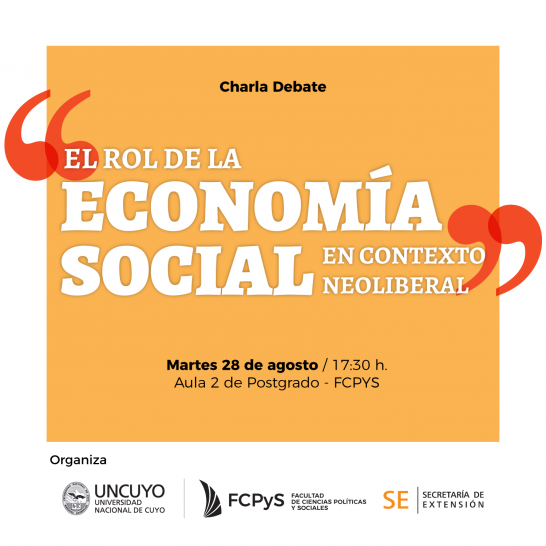 imagen Charla Debate en la FCPYS sobre la Economía Social en el contexto actual